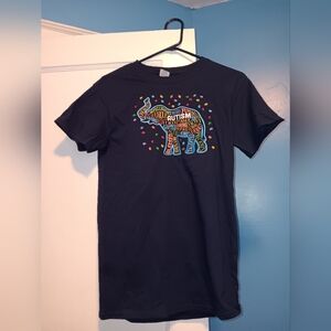 Autism Awareness Elephant Gildan Heavy Cotton T-Shirt